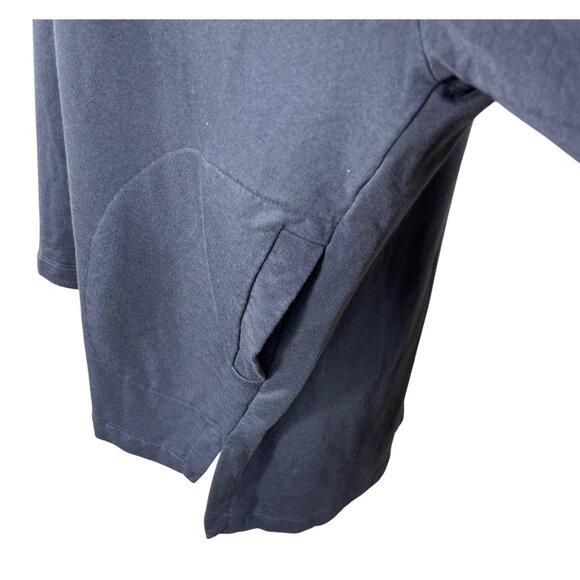 Capote Turtleneck Tunic Top Slate Blue Size S Small Oversized Lauren - Picture 3 of 7